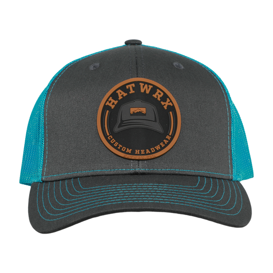 Richardson 112 PVC Patch Hat - Custom Headwear | Leather, PVC, woven & embroidered patch hats online - HATWRX