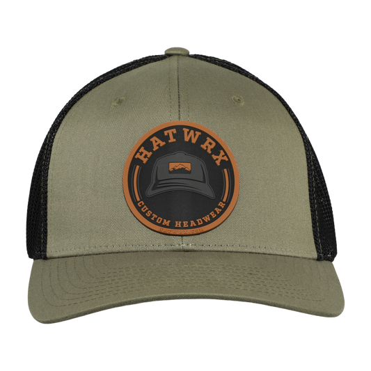 Richardson 110 PVC Patch Hat - Custom Headwear | Leather, PVC, woven & embroidered patch hats online - HATWRX